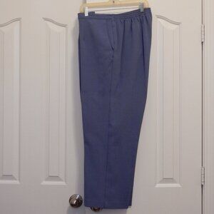 Alfred dunner Dress Pants Size 18 W Blue Slacks (15)